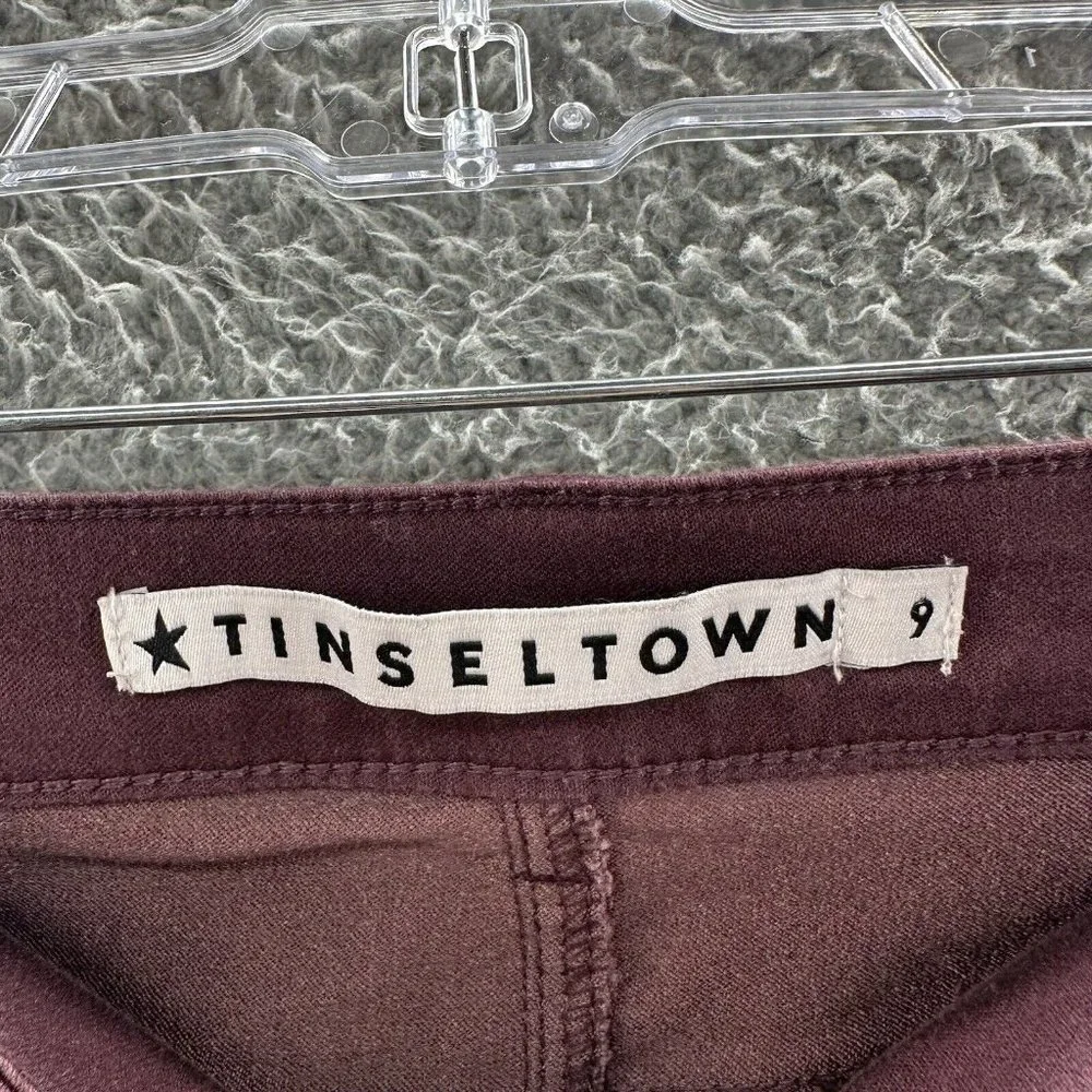 Tinseltown‎ Pants Juniors Size 9 Maroon Jeggings Juniors Size 9